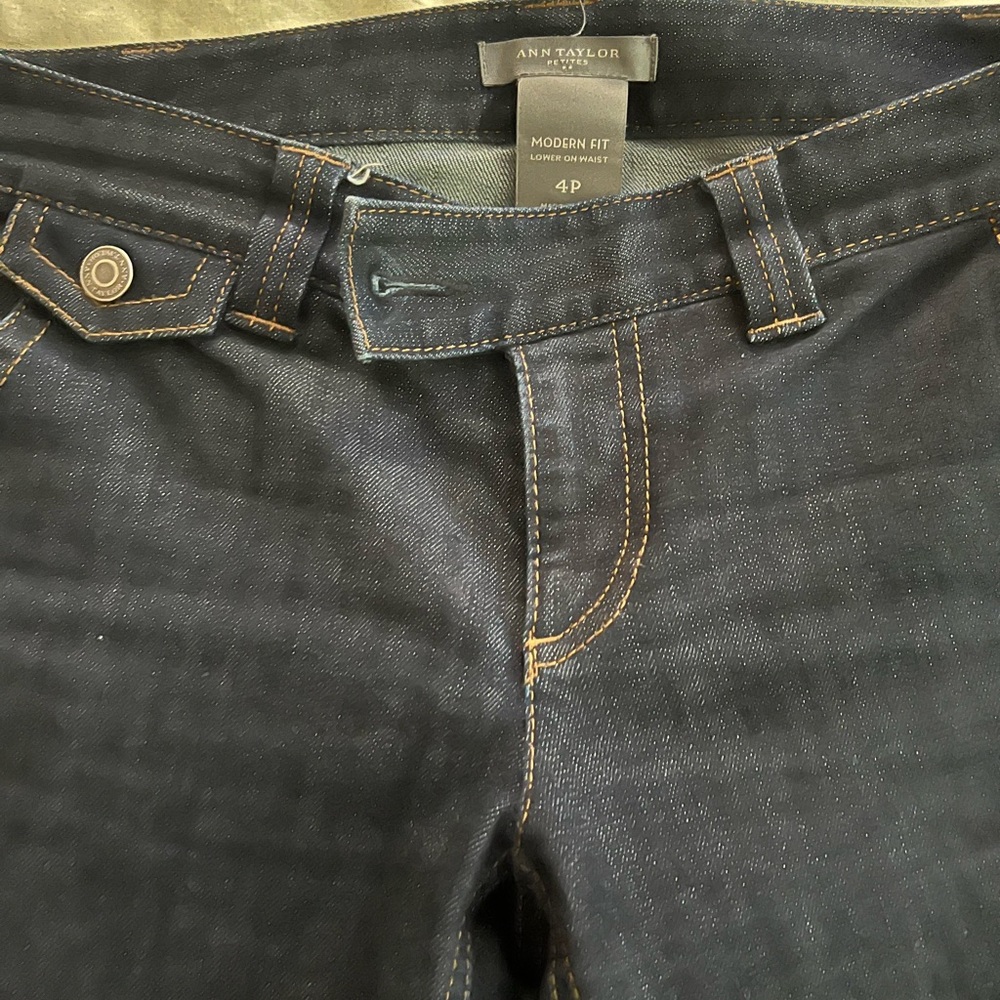 Ann Taylor Capri stretch, jeans worn once if that